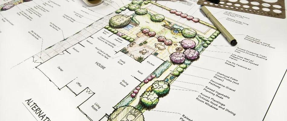 2D design rendering for a project in Olathe, KS.