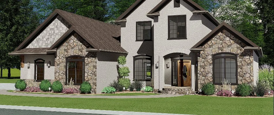 3D design rendering of a home in Olathe, KS.