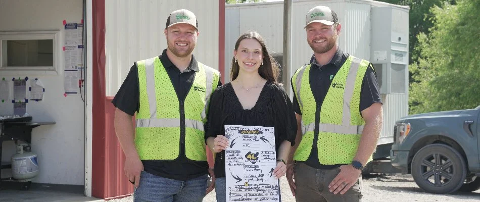 Team Photo Outdoors with Warrior Outdoors Hoodie Uniform